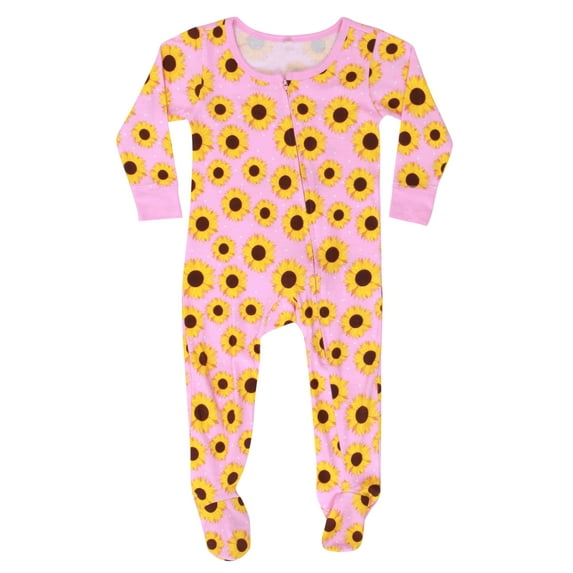 Just Love Mommy and Me Pajamas Set (Sunflower, Newborn 3-6 Months)