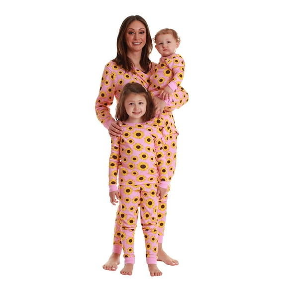 Just Love Mommy and Me Pajamas Set (Sunflower, Womens Medium)