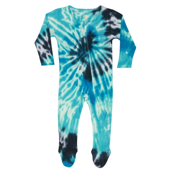 Just Love Mommy and Me Pajamas Set (Tie Dye Blue Swirl, Infant 18 Months)