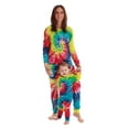thumbnail image 1 of Just Love Mommy and Me Pajamas Set (Tie Dye Bright Swirl, Womens Large, Women), 1 of 4