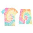 thumbnail image 1 of Just Love Pajamas for Girls Snug-Fit Cotton Girls PJ Set Short Sleeve Tee & Shorts, 1 of 3