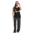 thumbnail image 1 of Just Love Womens Pant Set  Soft, Relaxing Sleepwear Pajamas (Black - Bride's Squad, Large), 1 of 5