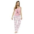 thumbnail image 1 of Just Love Womens Pant Set  Soft, Relaxing Sleepwear Pajamas (Love Paris - White, Medium), 1 of 2