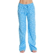Just Love Plaid Women's Pajama Pants - Soft Sleepwear for Comfortable Nights (Blue - Stars, Large)