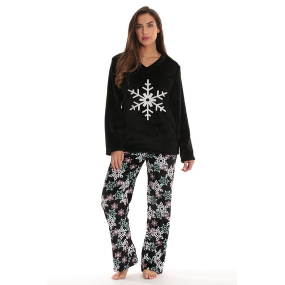 Just Love Plush (Black - Winter Snowflake, 3X)