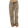 thumbnail image 1 of Just Love Plush Pajama Pants for Women - Petite to Plus Size Sleepwear (Leopard, 2X Plus), 1 of 3