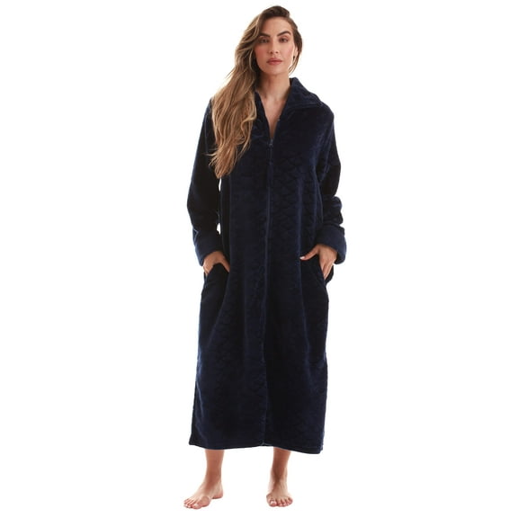 Just Love Plush Zipper Lounger Robe for Women