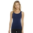 thumbnail image 1 of Just Love Seamless Premium Ladies Tank Top (Navy, Small-Medium), 1 of 3