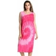 thumbnail image 1 of Just Love Short Sleeve Nightgown Sleep Dress for Women (Fuchsia - Tie Dye Swirl, Small), 1 of 3