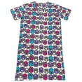 thumbnail image 1 of Just Love Short Sleeve Nightgown Sleep Dress for Women Sleepwear (Hoot Hoot Owls, 3X), 1 of 3