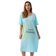 thumbnail image 1 of Just Love Short Sleeve Nightgown Sleep Dress for Women, 1 of 2