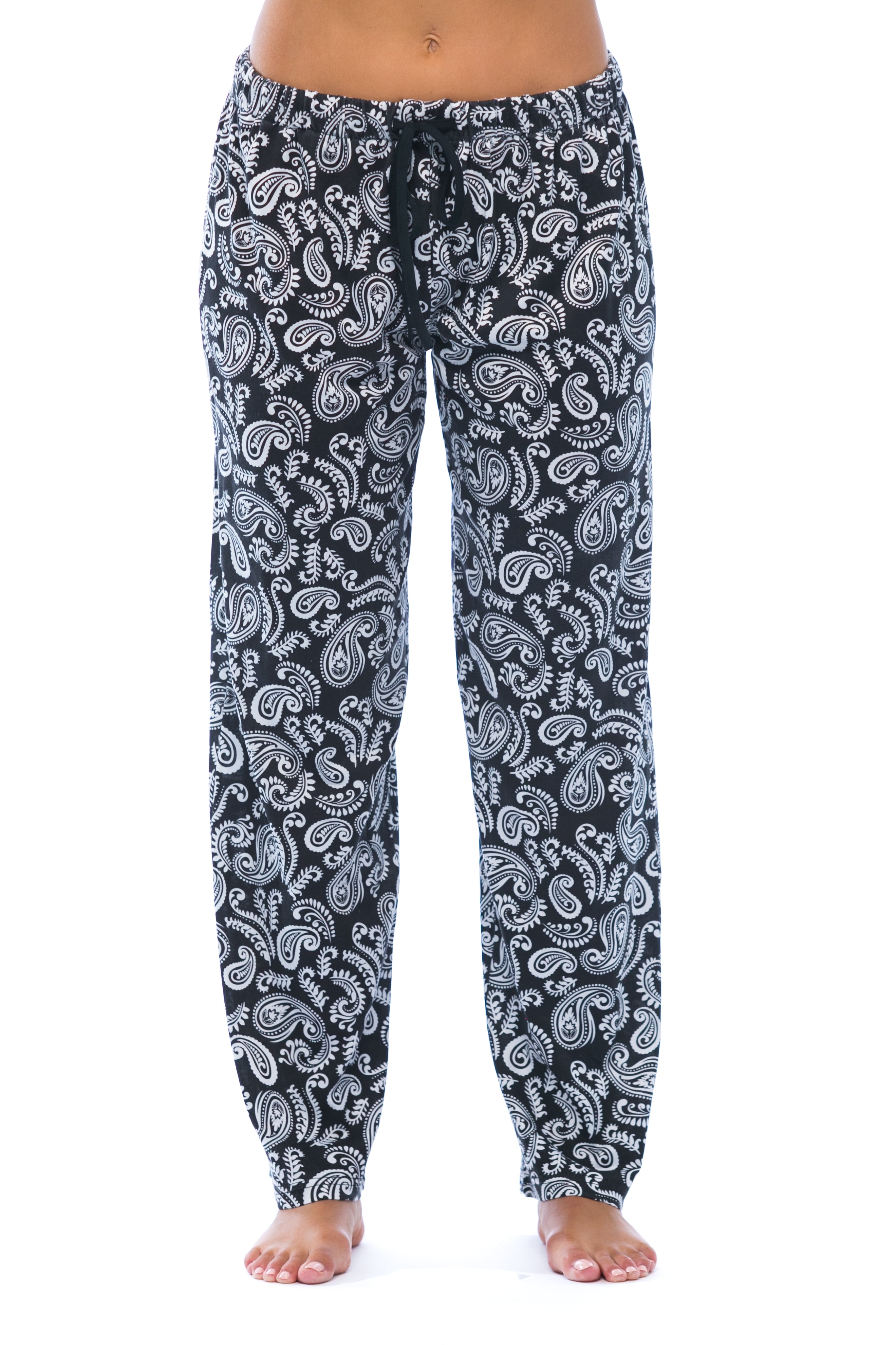 Walmart black pajama 2025 pants