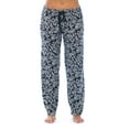thumbnail image 1 of Just Love Silky Soft Women Pajama Pants with Stretch PJs Sleepwear (Paisley Black White, Small), 1 of 3