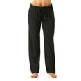 thumbnail image 1 of Just Love Silky Soft Women's Pajama Pants - Stretchy Sleepwear for a Great Night's Rest (Black With White Dots, X-Large), 1 of 3