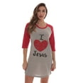 thumbnail image 1 of Just Love Sleep Dress for Women / Sleeping Shirt / Nightshirt (Grey - Property of Jesus, Small), 1 of 3
