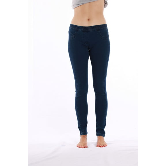Just Love Solid Jeggings for Women (Medium Denim Stretch, Medium)