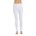 thumbnail image 1 of Just Love Solid Jeggings for Women (White, Small), 1 of 3