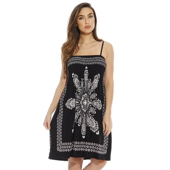 Just Love Summer Dresses for Women - Petite to Plus Size Fit - Sundresses (Black, X-Large)