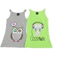 thumbnail image 1 of Just Love Tank Tops for Girls (Pack of 2) (Grey / Lime, 4-5), 1 of 1