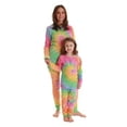 thumbnail image 1 of Just Love Tie Dye Mommy & Me Thermal Set  Coordinated Warm Sleepwear for Women & Kids, 1 of 3