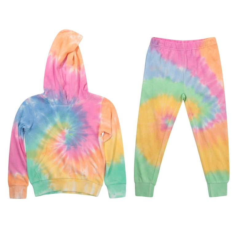 Just Love Tie Dye Sweatshirt and Jogger Pants for Girls 17622 10588 10 12 7 8 Years Tie Dye Pastel Swirl Walmart