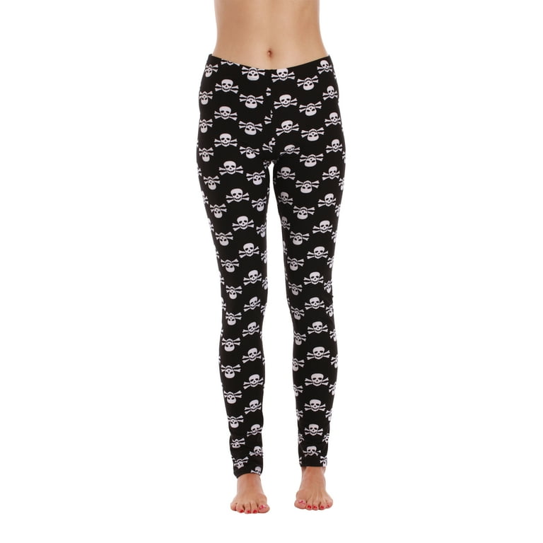 Black and sale white holiday leggings