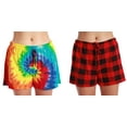 thumbnail image 1 of Just Love Womans Pajamas Shorts - PJs - Sleepwear (Pack of 2) (Tie Dye Group 9, X-Large), 1 of 3
