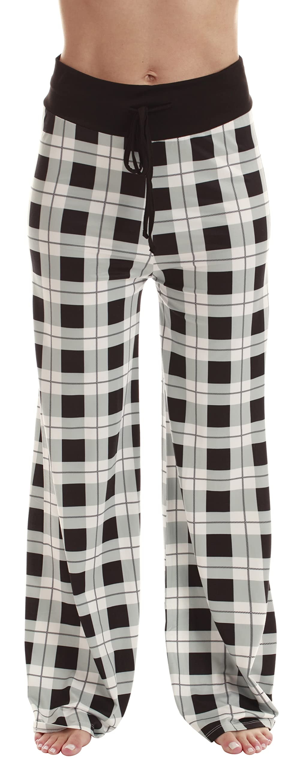 Just Love Women's Plus Size Buffalo Plaid Lounge PJs Sleepwear, Medium ...