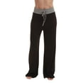 thumbnail image 1 of Just Love Women Buffalo Plaid Pajama Pants Sleepwear (Black With Grey Waistband, 3X), 1 of 3