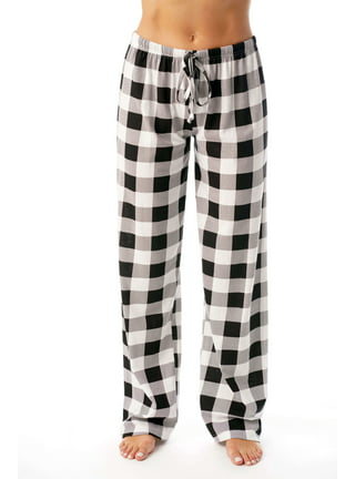 FULL TILT Plaid Womens Pajama Pants - BLACK COMBO