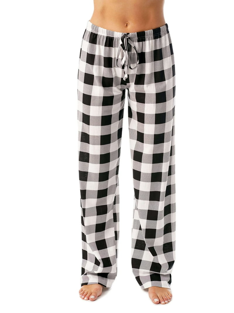 Just Love Women's Buffalo Plaid Pajama Pants Sleepwear, Comfy
