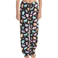 thumbnail image 1 of Just Love Women Pajama Pants Sleepwear (Black - Pastel Sheep, 3X), 1 of 3