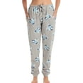 thumbnail image 1 of Just Love Women Pajama Pants Sleepwear (Grey - Floral Bunch Jogger, Medium), 1 of 3
