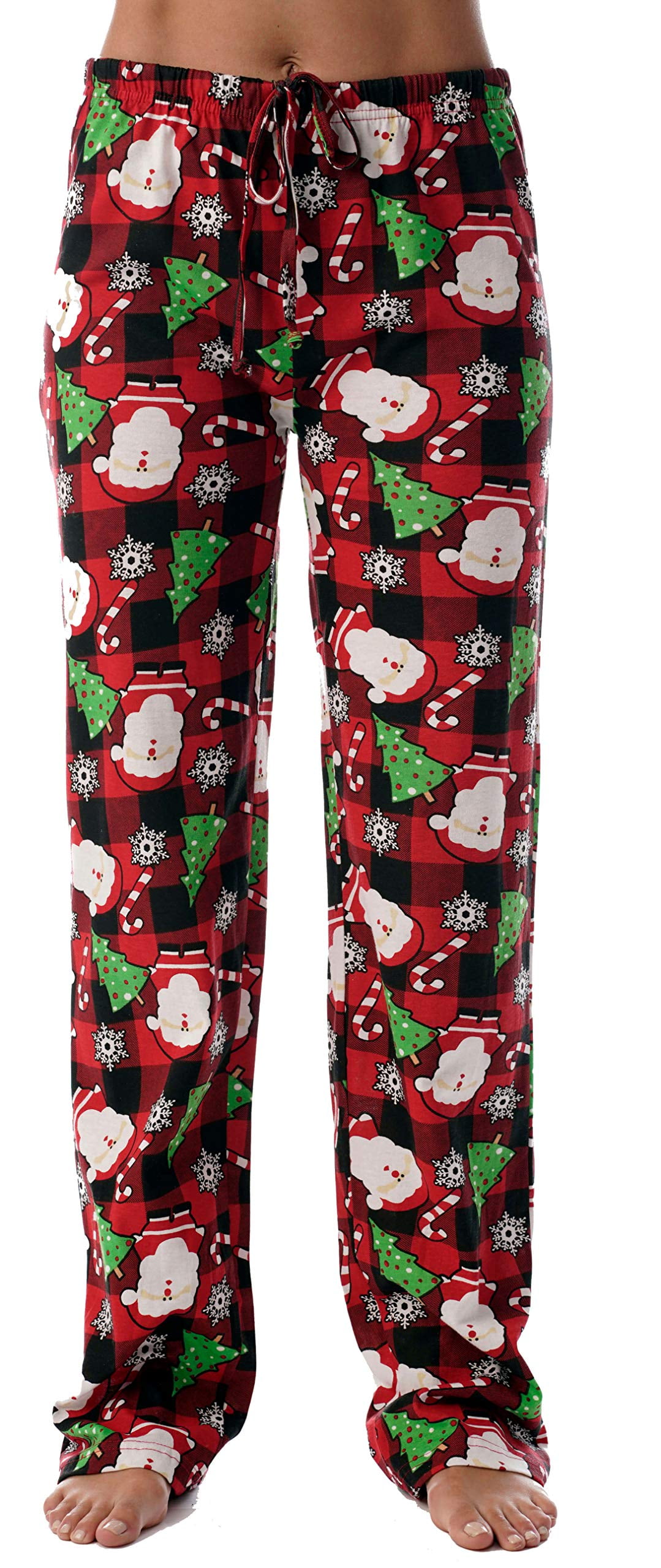 Just Love Women Pajama Pants / Sleepwear / Holiday Prints (Black / Red ...