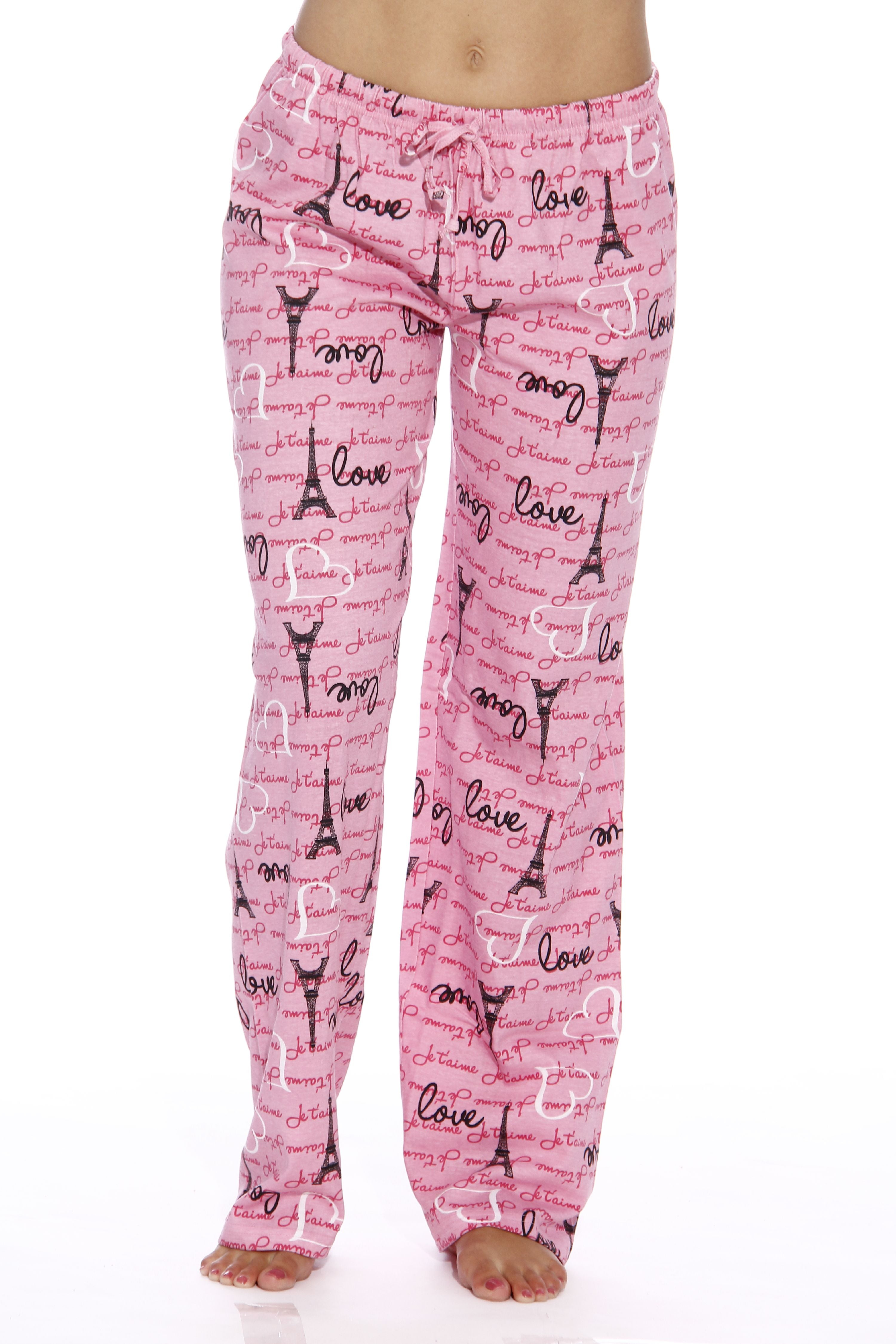 Just Love Women Pajama Pants / Sleepwear / PJs (Need to Sleep Pink