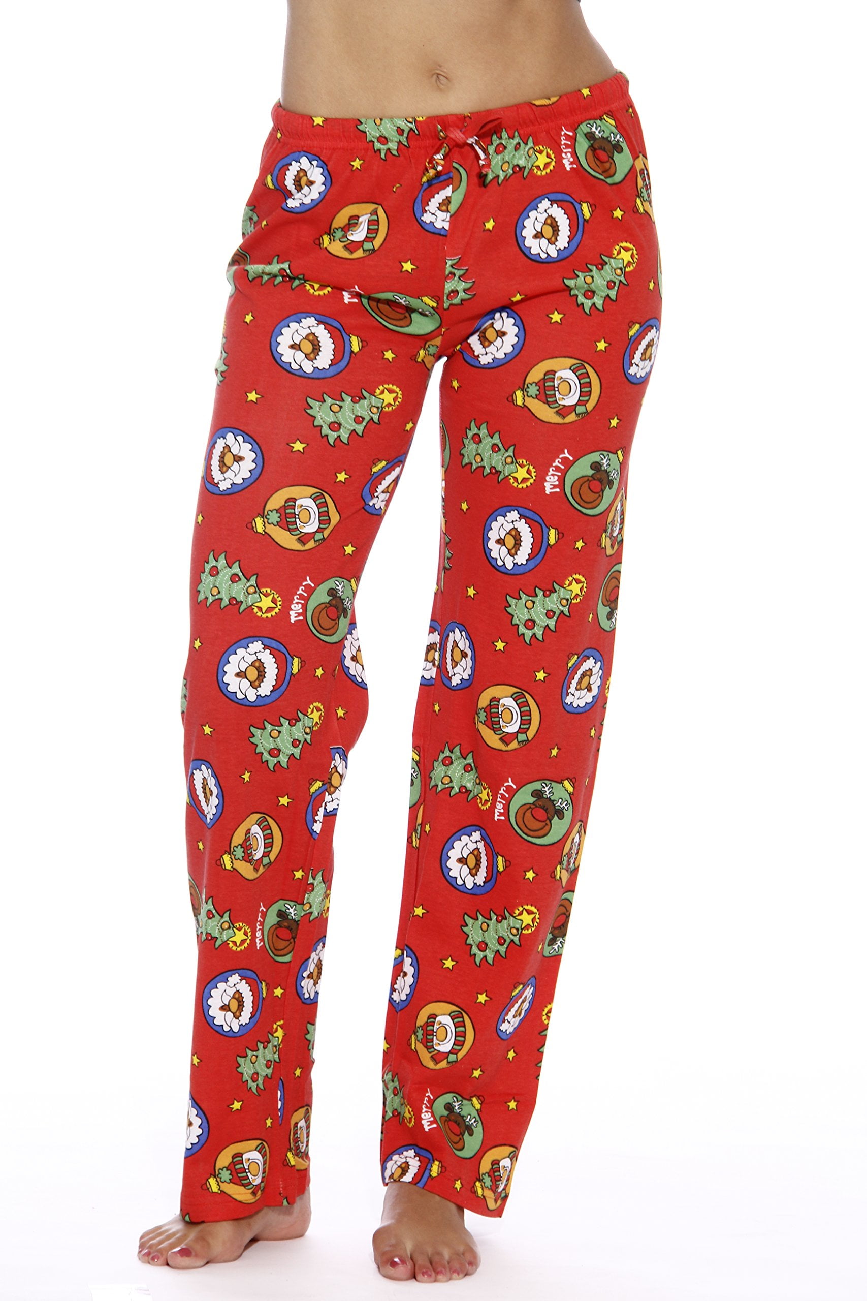 Just Love Women Pajama Pants / Sleepwear / Holiday Prints (Snowman