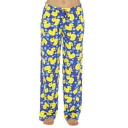 Just Love Women Pajama Pants / Sleepwear / Holiday Prints (Rubber Ducky Royal, X-Large)