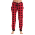 thumbnail image 1 of Just Love Women Pajama Pants Sleepwear Joggers (Red Buffalo Plaid Jogger, Small), 1 of 3