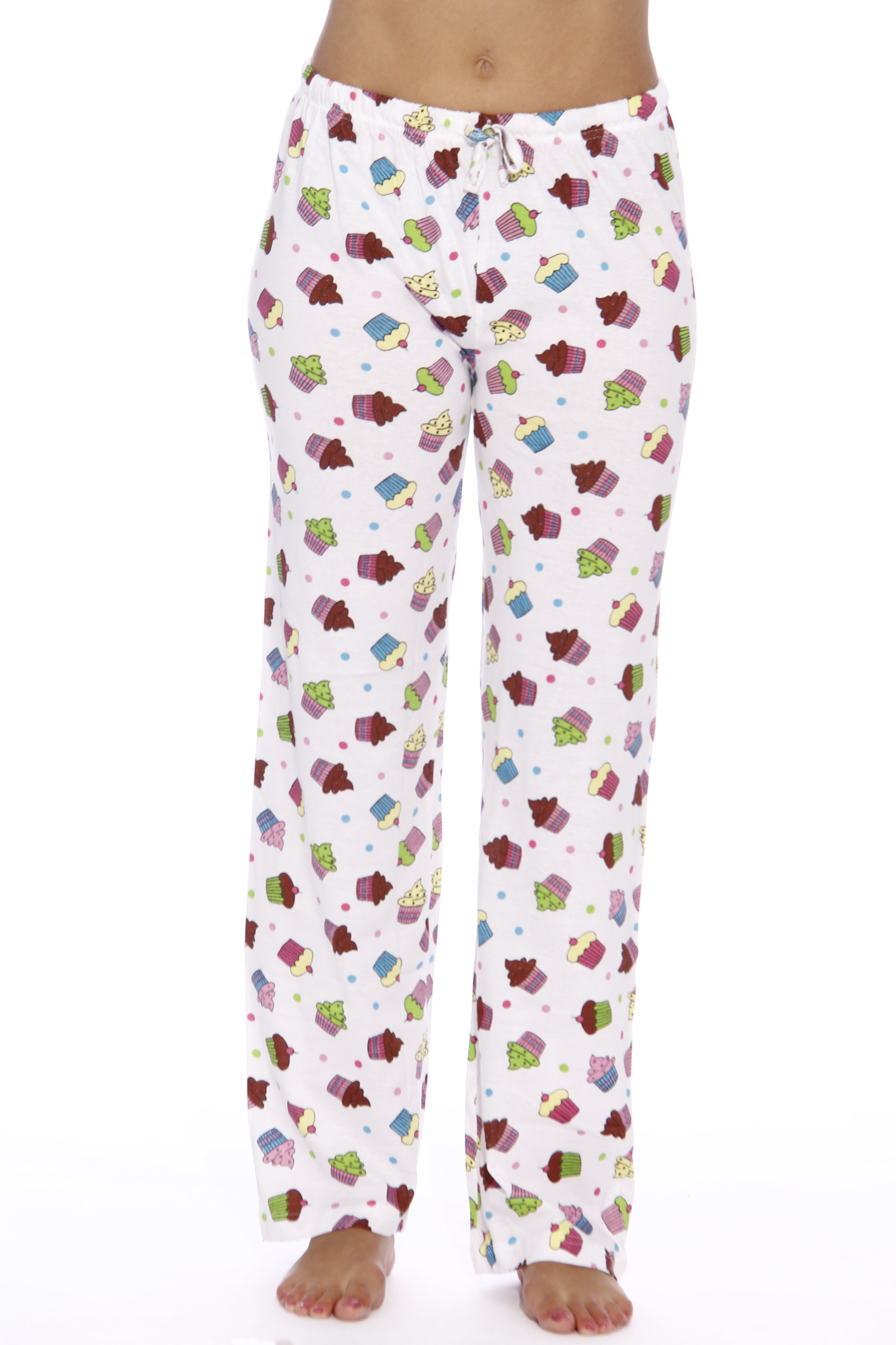 Just Love Women Plaid Pajama Pants Sleepwear 6324-COR-10281-1X (Pink Plaid,  2X)