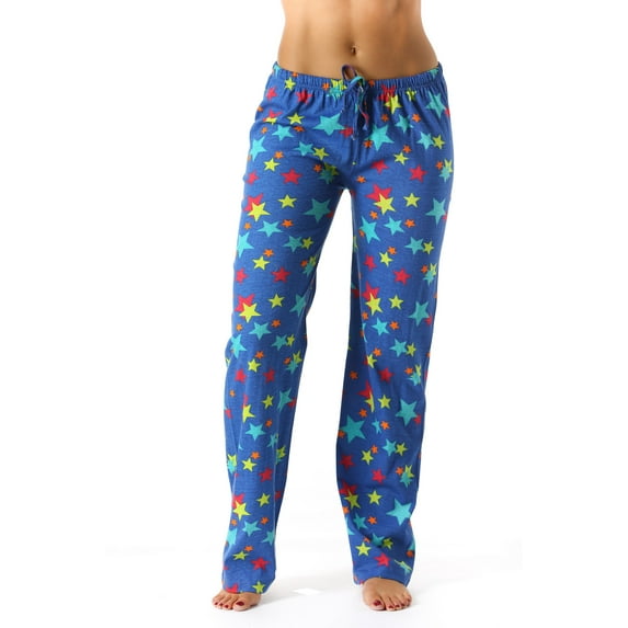 Just Love Women Pajama Pants / Sleepwear / PJs (Multi Stars, 2X)