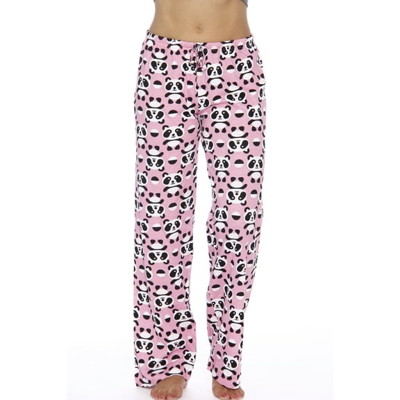 Just Love Women Pajama Pants / Sleepwear / PJs (Panda Coral, 3X)