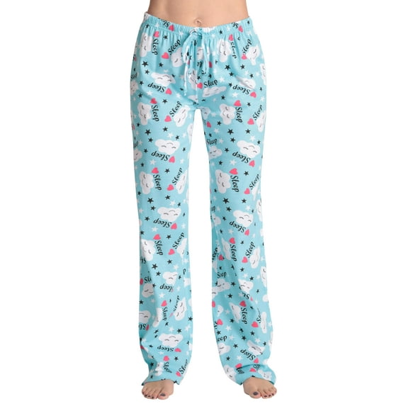 Just Love Women Pajama Pants Sleepwear Pajamas 6324-10771-2X (2X, Blue - Heart Sleep Sky)