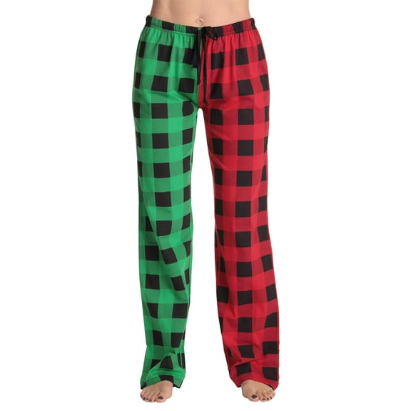 Just Love Women Pajama Pants Sleepwear Pajamas 6324-10773-L (Large, Buffalo Plaid Mix Up)