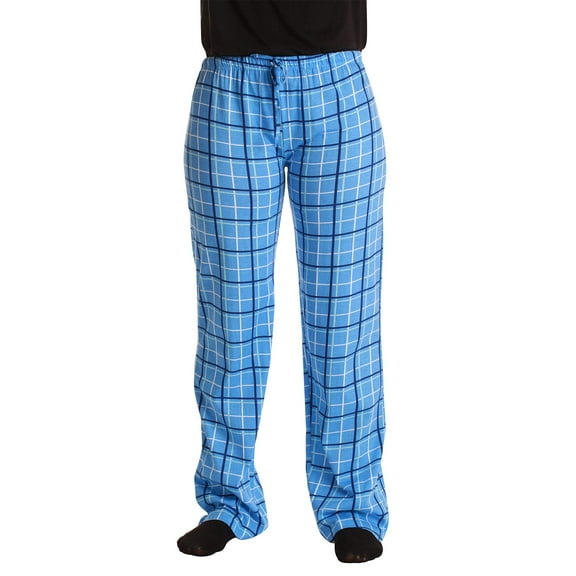 Just Love Women Plaid Pajama Pants Sleepwear 6324-COR-10281-1X (Navy Plaid, Small)