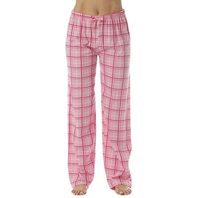 Just Love Women Plaid Pajama Pants Sleepwear 6324-COR-10281-1X (Pink ...