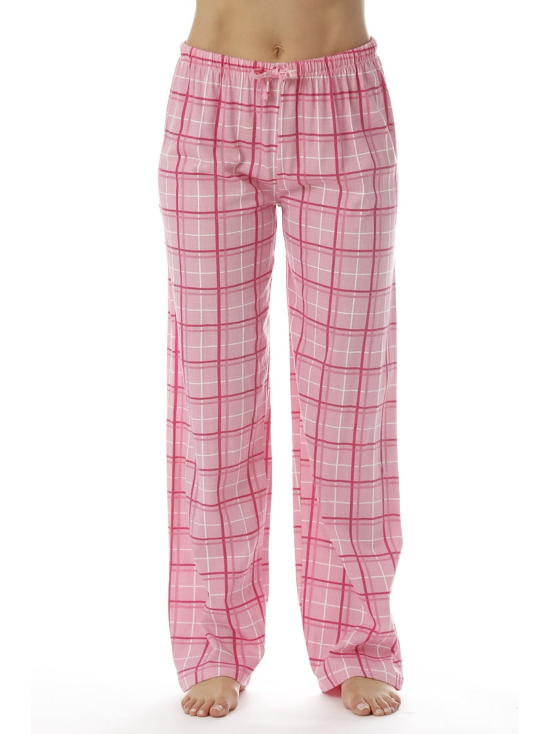 Just Love Women's Cotton Plaid Pajama Pants Sleep Bottoms Lounge
