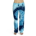 thumbnail image 1 of Just Love Women Tie Dye Pajama Pants (Tie Dye Blue Swirl, Large), 1 of 3