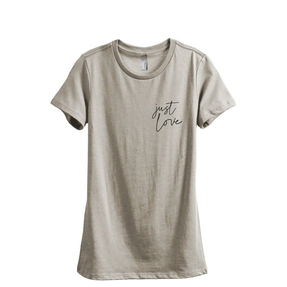 Just Love Women's Fashion Relaxed T-Shirt Tee Heather Tan 2X-Large