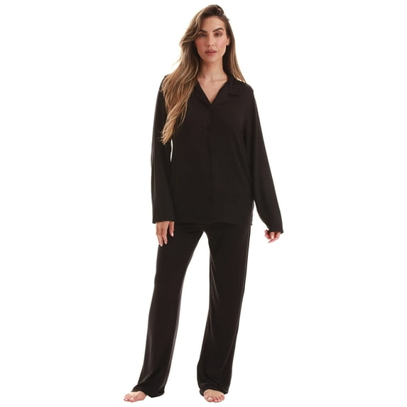 Just Love Womens Cozy Flannel Pajama Set Warm, Long Sleeve Winter Sleepwear