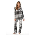 thumbnail image 1 of Just Love Womens Cozy Flannel Pajama Set  Warm, Long Sleeve Winter Sleepwear, 1 of 3